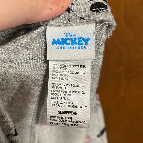 DISNEY & FRIENDS character pastel elastic band lounge pants - Picture 7 of 7